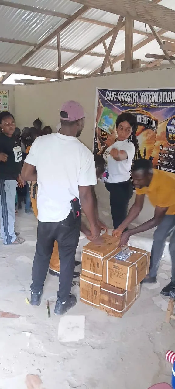 Preparing supplies for outreach — Care Ministry International