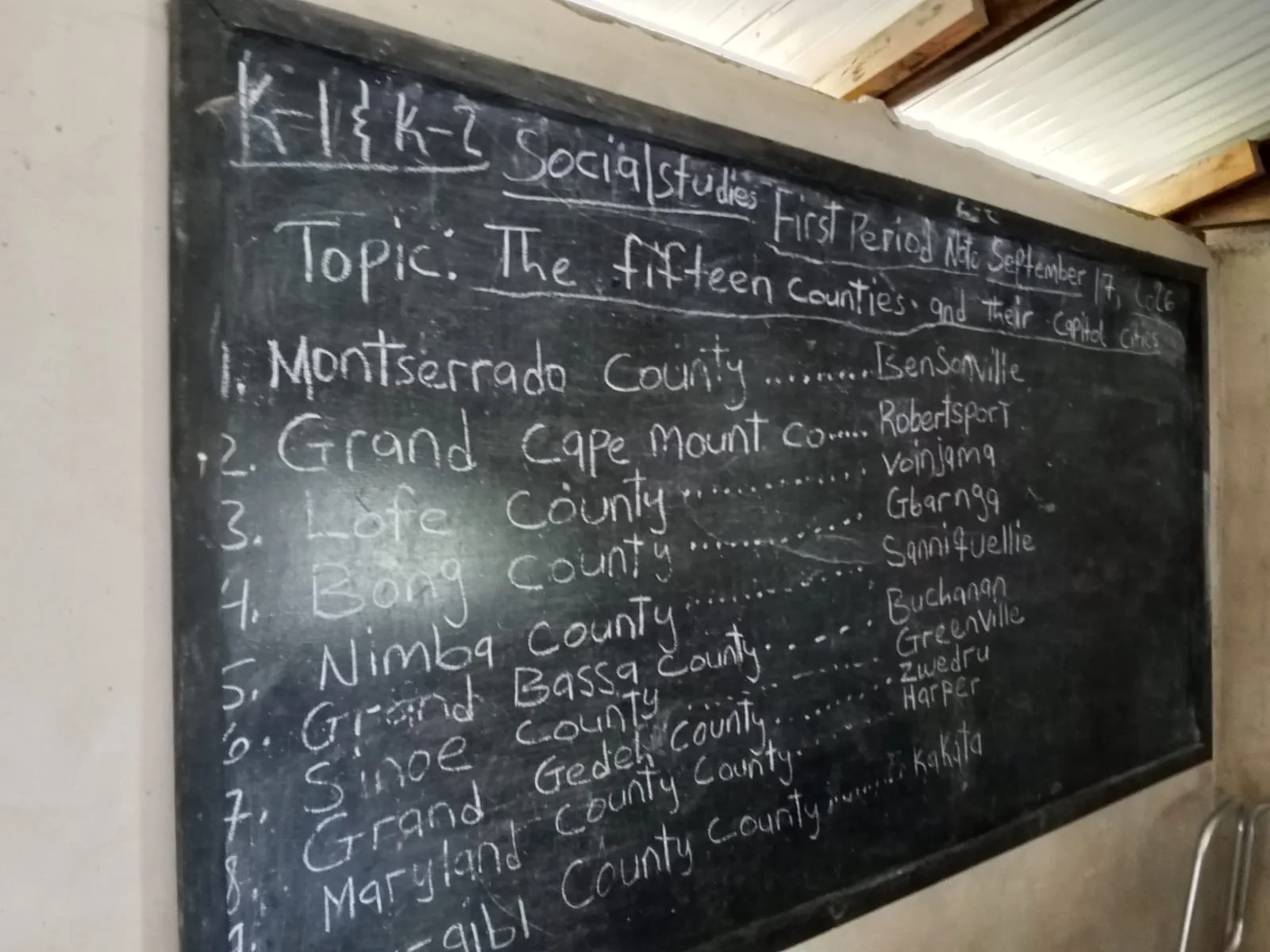 A window into classroom learning — Care Ministry International